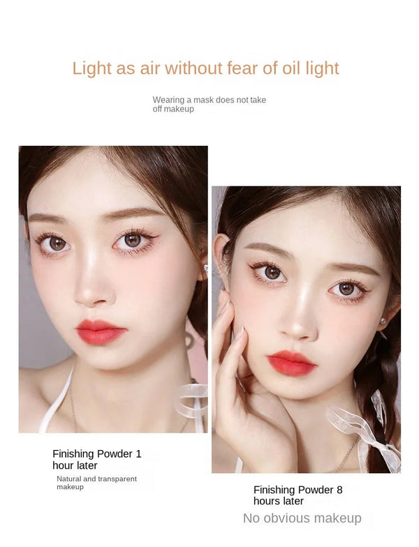 2023 Loose Setting Powder Mineral Shrink Pores Waterproof Matte Finish Makeup Oil-control Professional Women's Cosmetics NoirKiss