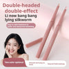 Two-color Eyebrow Silkworm Pen Mulitfuntional Double Ended Lying Silkworm Pencil Eyeliner Under-Eye Enhancing Pencil Highlighter NoirKiss