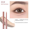 Two-color Eyebrow Silkworm Pen Mulitfuntional Double Ended Lying Silkworm Pencil Eyeliner Under-Eye Enhancing Pencil Highlighter NoirKiss