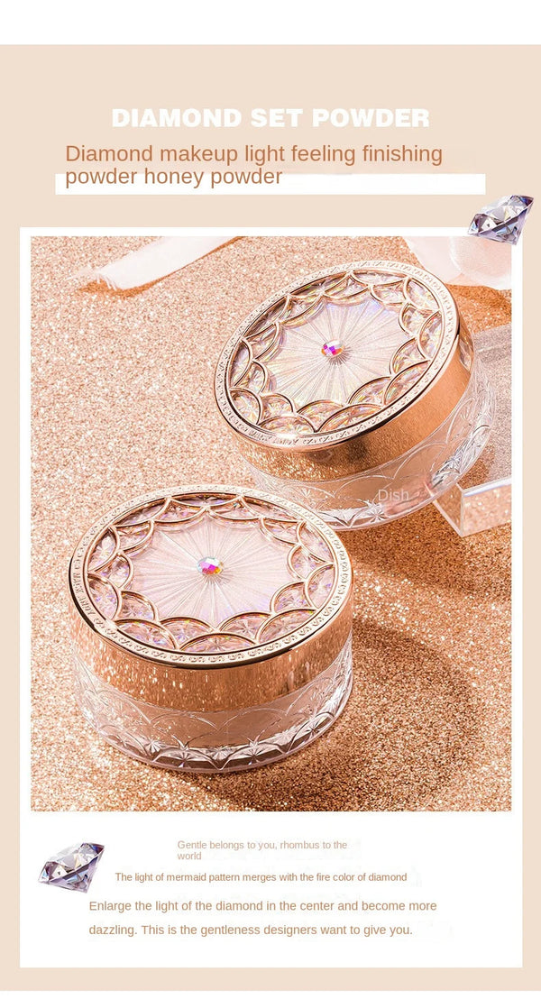 2023 Loose Setting Powder Mineral Shrink Pores Waterproof Matte Finish Makeup Oil-control Professional Women's Cosmetics NoirKiss