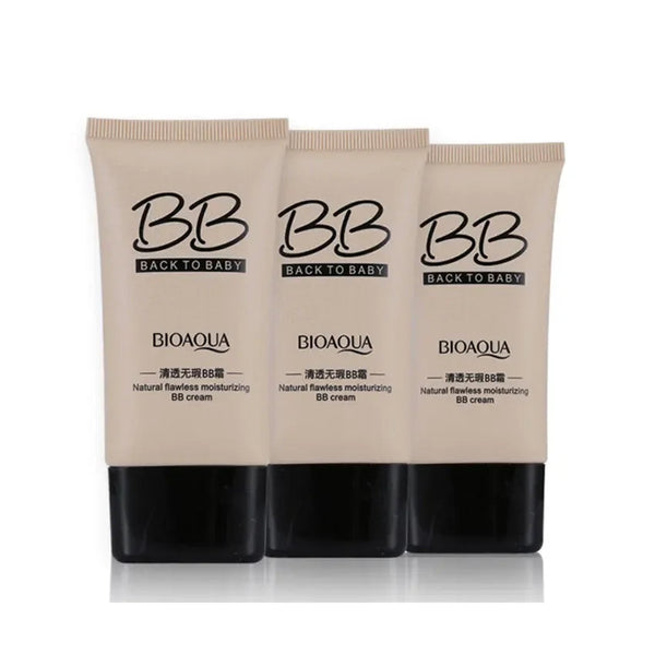 BIOAQUA Natural BB Cream Makeup CC Brighten Concealer Oil-control Refreshing Segregation Base Cosmetics Whitening Moisturizing NoirKiss