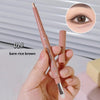 Two-color Eyebrow Silkworm Pen Mulitfuntional Double Ended Lying Silkworm Pencil Eyeliner Under-Eye Enhancing Pencil Highlighter NoirKiss