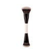 F4 Dual-Ended Foundation Face Brush Double-ended Powder Blush Contour and Eyeshadow Concealer Makeup Brushes NoirKiss